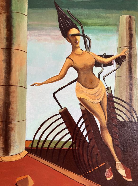 Reproduction of Max Ernst, Wavering Woman