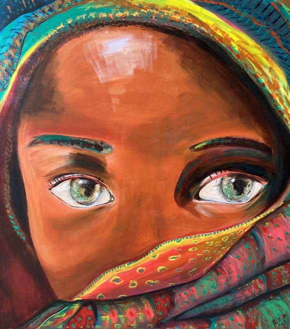 Girl with a Scarf